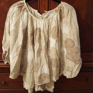 Anthropologie Maeve Batwing Blouse